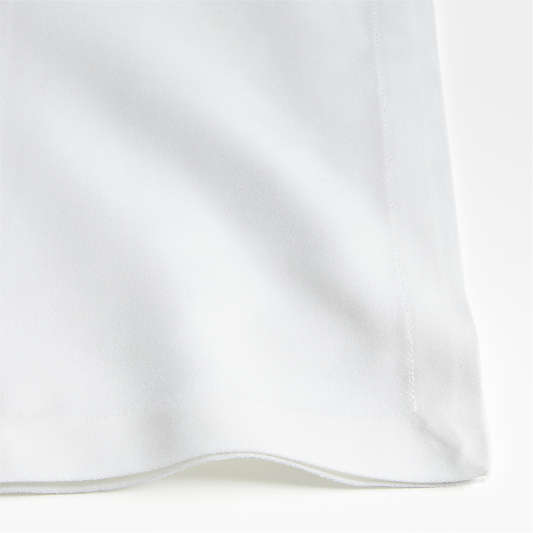 Aspen Crisp White Organic Cotton Napkin