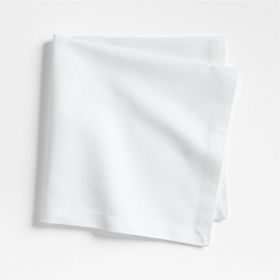 View Aspen Crisp White Organic Cotton Napkin details