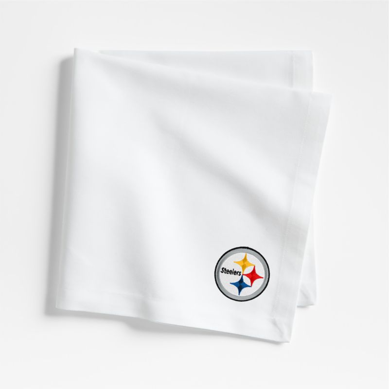 NFL New York Jets Aspen Crisp White Organic Cotton Napkin, Set of 4 - image 1 of 2
