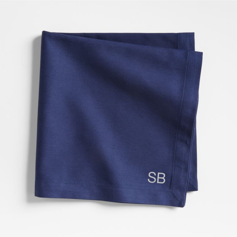 Aspen Deep Indigo Organic Cotton Napkin - image 3 of 5