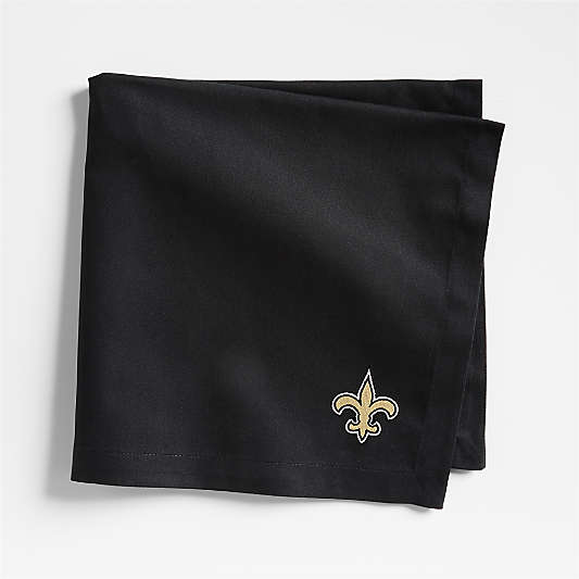 NFL Aspen Ink Black Organic Cotton Napkins, Set of 4