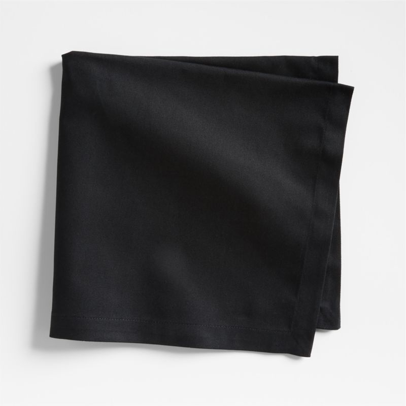 Aspen Ink Black Organic Cotton Napkin