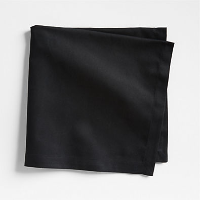 View Aspen Ink Black Organic Cotton Napkin details