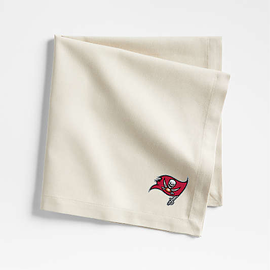 NFL Tampa Bay Buccaneers Aspen Warm Natural Organic Cotton Napkin, Set of 4