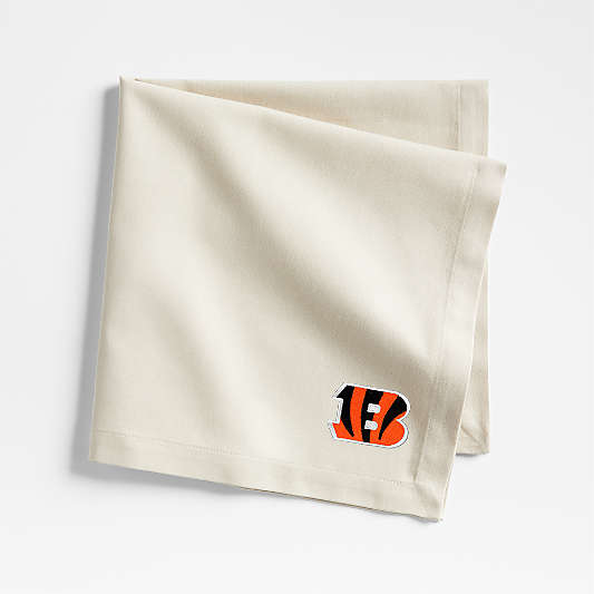 NFL Cincinnati Bengals Aspen Warm Natural Organic Cotton Napkin, Set of 4