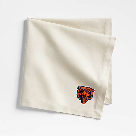 NFL Chicago Bears Aspen Warm Natural Organic Cotton Napkin, Set of 4