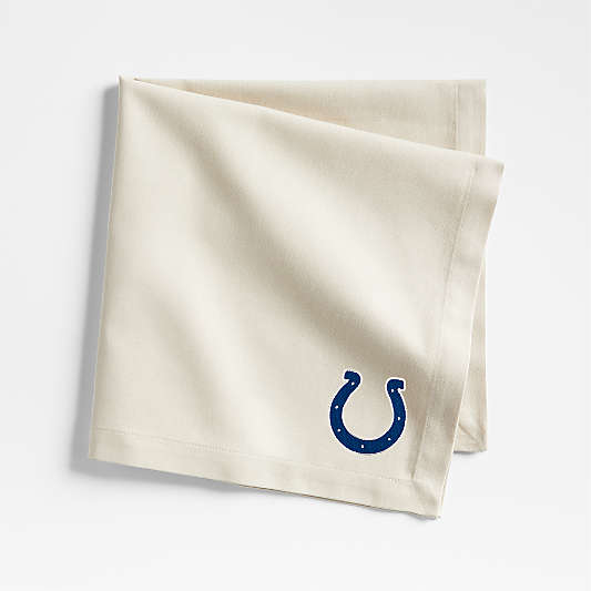 NFL Indianapolis Colts Aspen Warm Natural Organic Cotton Napkin, Set of 4