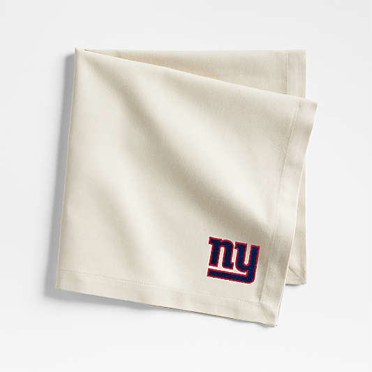 NFL New York Giants Aspen Warm Natural Organic Cotton Napkin, Set of 4