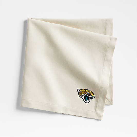 NFL Jacksonville Jaguars Aspen Warm Natural Organic Cotton Napkin, Set of 4