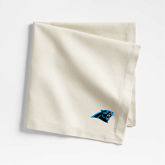 NFL Carolina Panthers Aspen Warm Natural Organic Cotton Napkin, Set of 4
