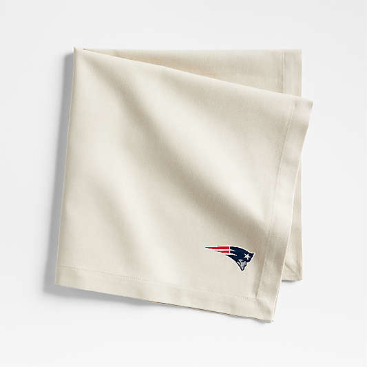 NFL New England Patriots Aspen Warm Natural Organic Cotton Napkin, Set of 4