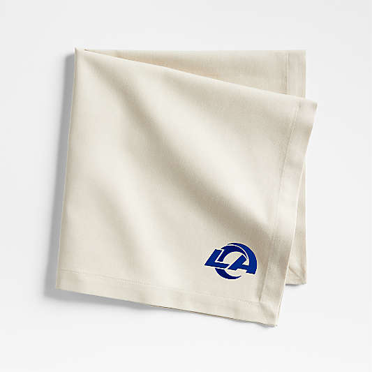 NFL Los Angeles Rams Aspen Warm Natural Organic Cotton Napkin, Set of 4
