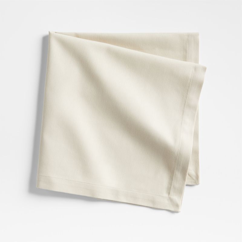 Small White Stripe Cotton Napkins - Set of 4