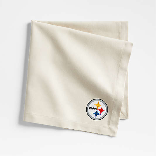NFL Pittsburgh Steelers Aspen Warm Natural Organic Cotton Napkin, Set of 4
