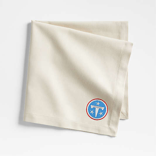 NFL Tennessee Titans Aspen Warm Natural Organic Cotton Napkin, Set of 4