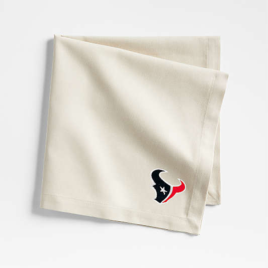 NFL Houston Texans Aspen Warm Natural Organic Cotton Napkin, Set of 4