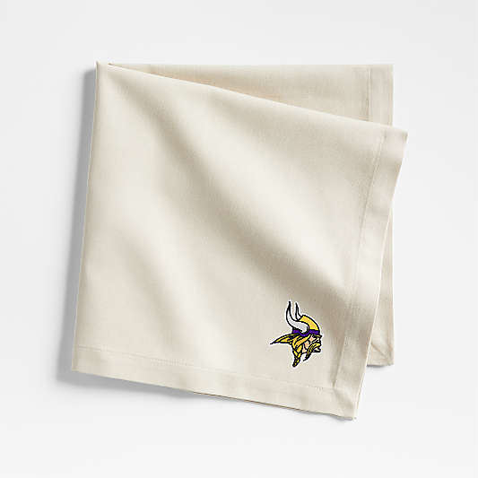NFL Minnesota Vikings Aspen Warm Natural Organic Cotton Napkin, Set of 4