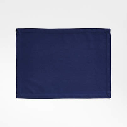 Aspen Deep Indigo Organic Cotton Placemat