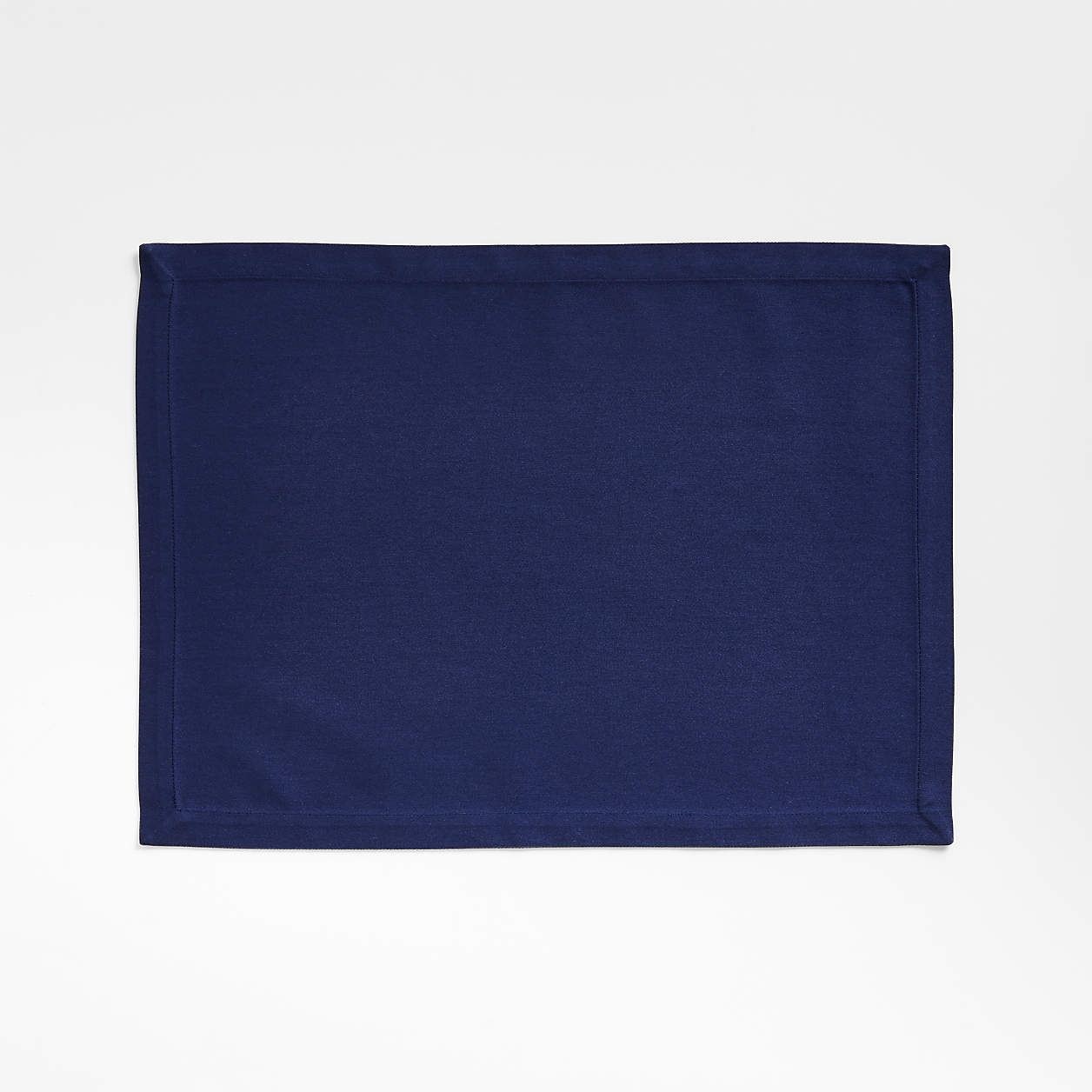 Aspen Deep Indigo Organic Cotton Placemat + Reviews Crate & Barrel Canada