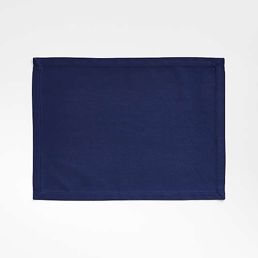 Aspen Deep Indigo Organic Cotton Placemat