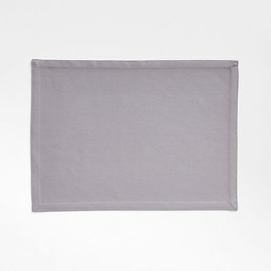 View Aspen Metal Grey Organic Cotton Placemat details