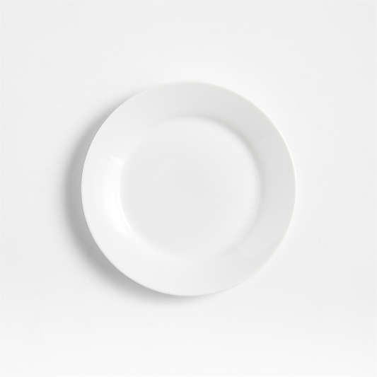 Aspen Rimmed Appetizer Plates with Black Stand, Set of 10
