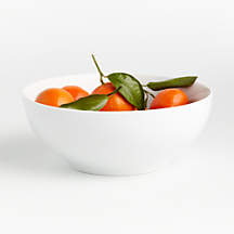 Aspen Small Porcelain Serving Bowl + Reviews | Crate & Barrel