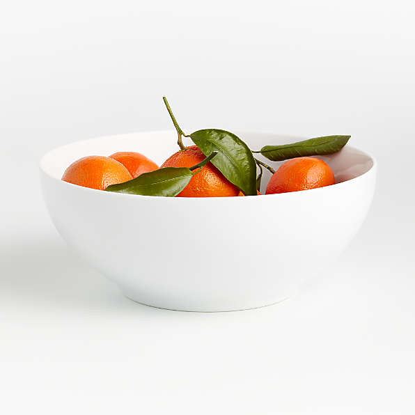 white serving bowl set