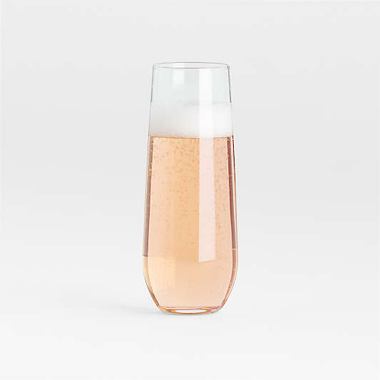 Aspen 9-Oz. Stemless Flute Glass