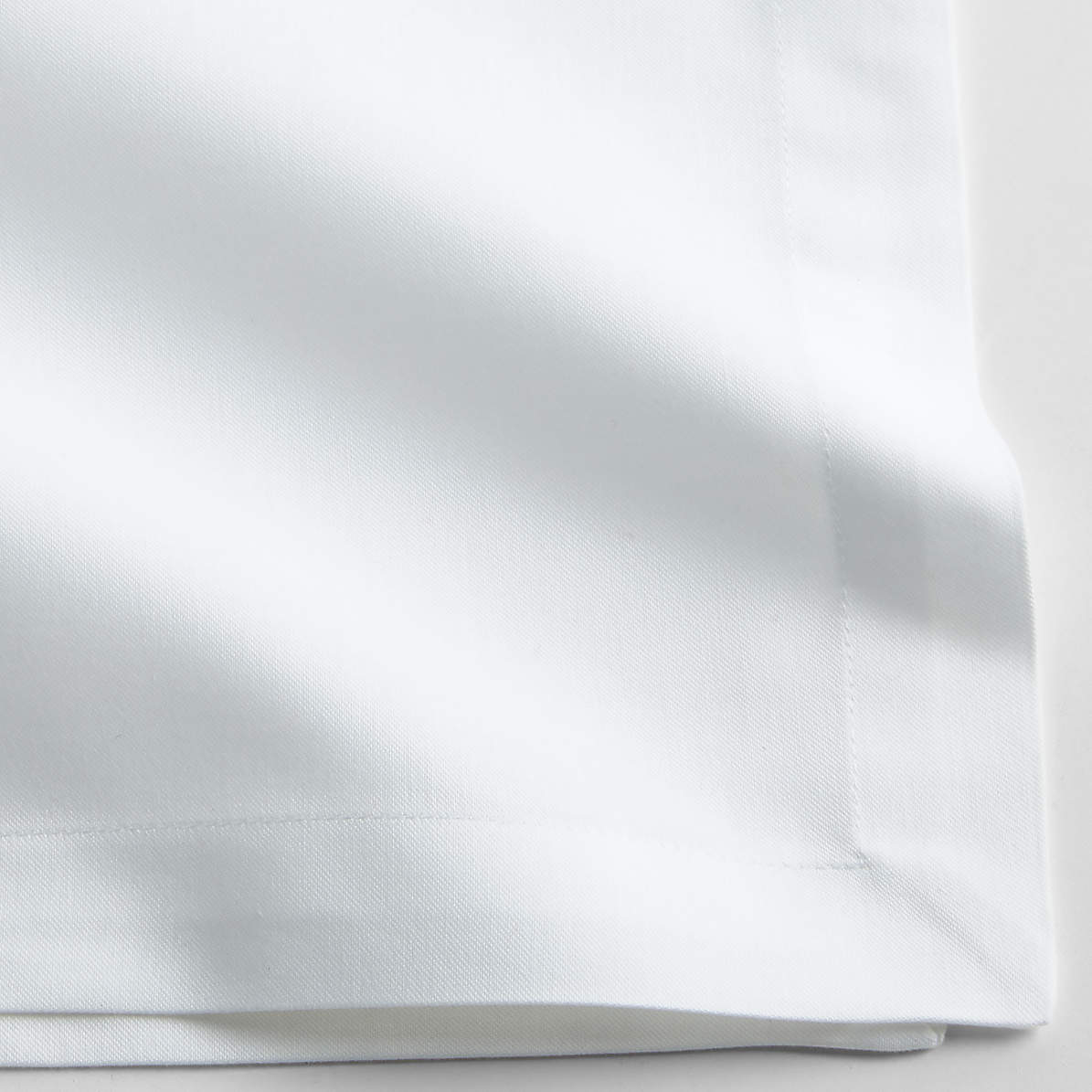 The Company Store Linen 19 in. X 19 in. White Cotton Napkins (Set of 4)  80049D-OS-WHITE - The Home Depot