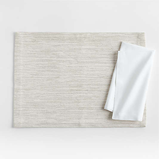 Aspen Crisp White Organic Cotton Napkin