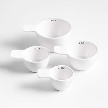 Nera Matte Black Measuring Cups and Spoons, Crate & Barrel in 2023