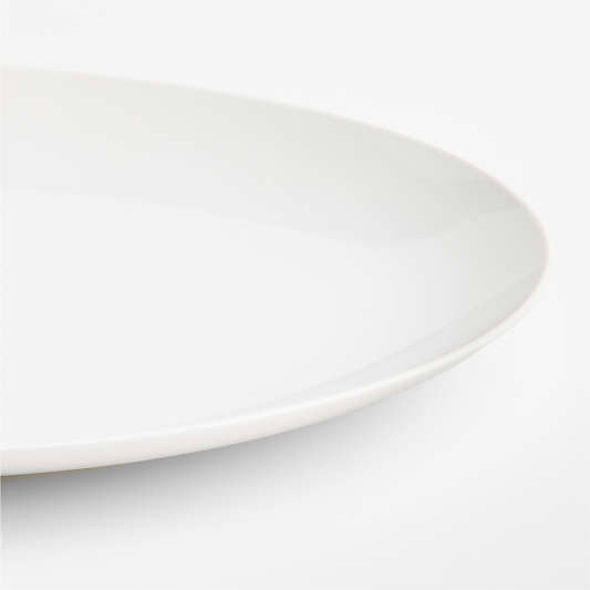 Aspen 13.75" Porcelain Coupe Oval Platter