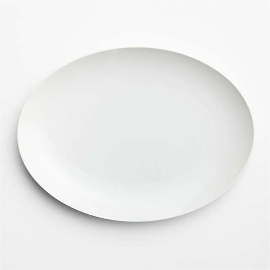 Aspen 13.75" Porcelain Coupe Oval Platter