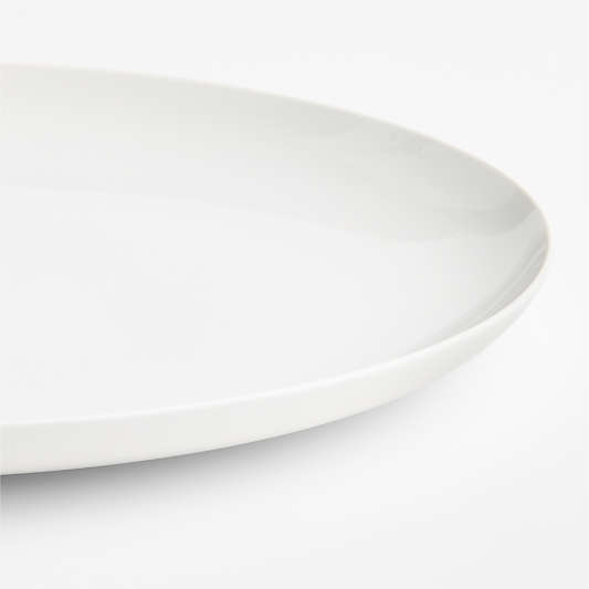 Aspen 16.125" Porcelain Coupe Oval Platter