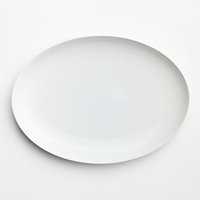 View Aspen 16.125" Porcelain Coupe Oval Platter details
