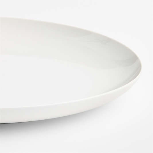 Aspen 17.75" Porcelain Coupe Oval Platter