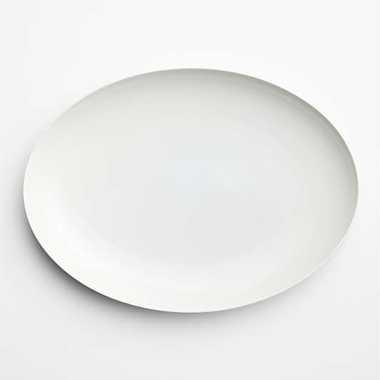 Aspen 17.75" Porcelain Coupe Oval Platter