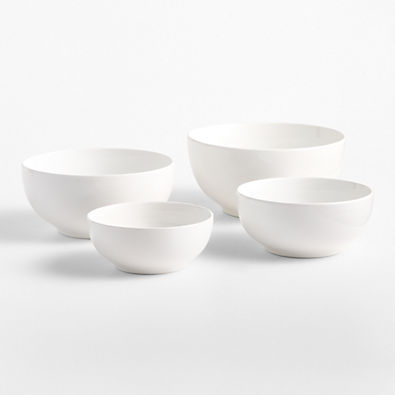 View Aspen Coupe Stoneware Mixing and Serving Bowls, Set of 4 details