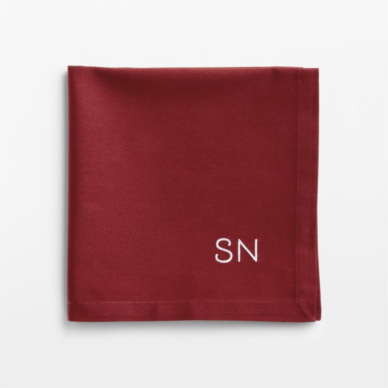 Aspen Luminous Red Organic Cotton Napkin, Set of 4 - image 3 of 4