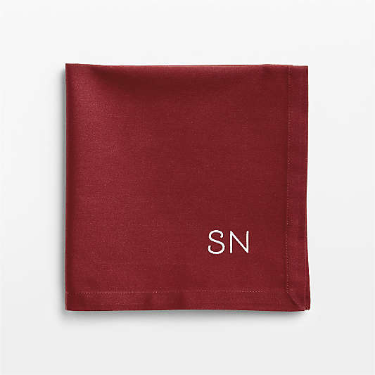 Aspen Luminous Red Organic Cotton Napkin, Set of 4