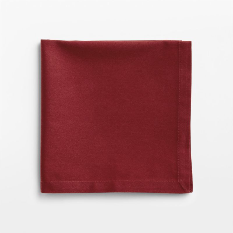 Aspen Luminous Red Organic Cotton Napkin, Set of 4 - image 2 of 4