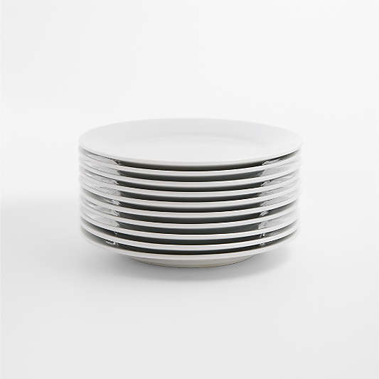 Aspen Rimmed Porcelain Appetizer Plate