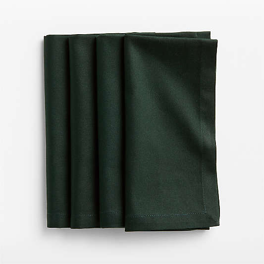 Aspen Spruce Green Organic Cotton Napkin, Set of 4