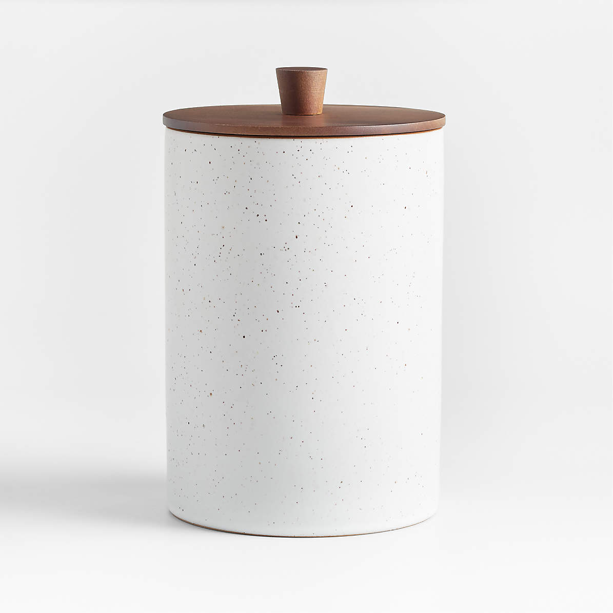 Stoneware Flour Canister with Wood … curated on LTK