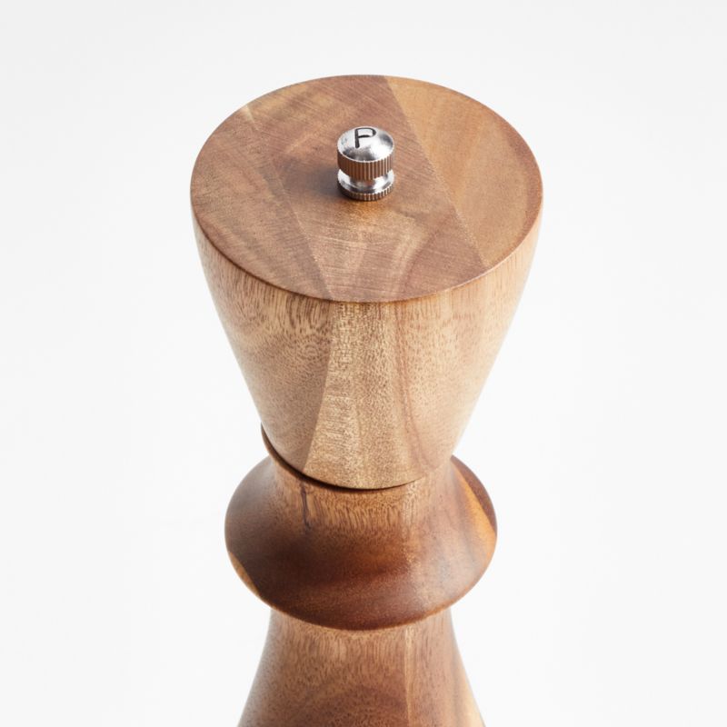 Aster Acacia Wooden Pepper Mill Grinder - image 2 of 6