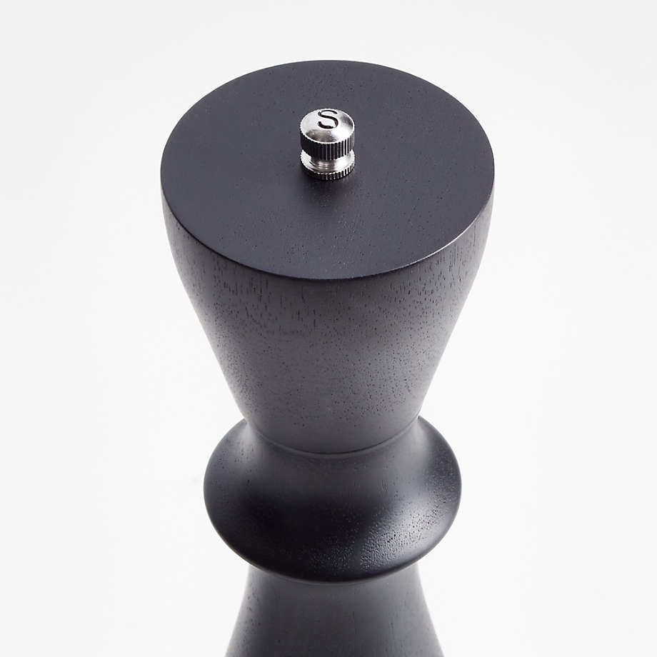 Aster Black Ebonized Wooden Pepper Mill Grinder + Reviews