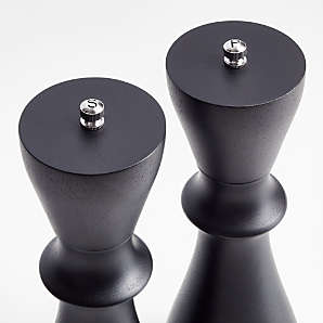 Black Kam Pump Pepper Mill Salt Shaker