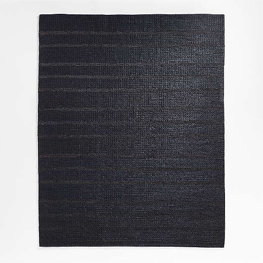Jute Black Rugs Crate & Barrel