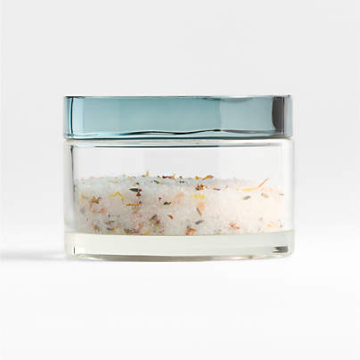 Astoria Medium Clear Glass Bathroom Canister